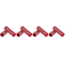 4Pairs Red Aluminum Alloy Detachable Bike Pegs Sturdy Cycling Supplies