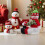 Plush Snowman Tree Topper with Gnome Hugger Decoration 4