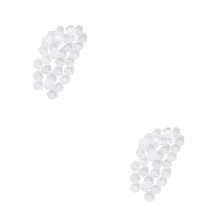60Pièces Bouchons De Bouteille Blancs En PP Compacts Et Sains