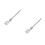 2Pcs Stainless Steel Adjustable Bike Flagpole Stand Silver Telescoping 5