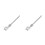 2Pcs Stainless Steel Adjustable Bike Flagpole Stand Silver Telescoping 7