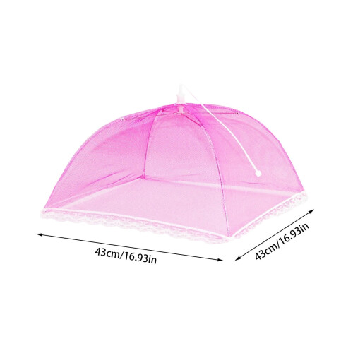 Couvercle alimentaire réutilisable en filet pliable 43 x 43 cm 1