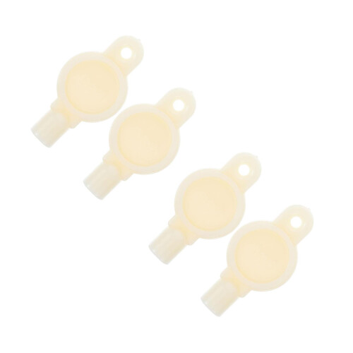 4Pcs Universal Beige Paper Towel Dispenser Keys Durable ABS Material