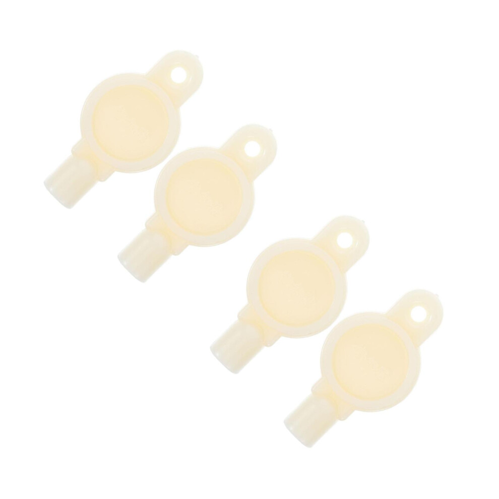 4Pcs Universal Beige Paper Towel Dispenser Keys Durable Abs Material 3712694921550