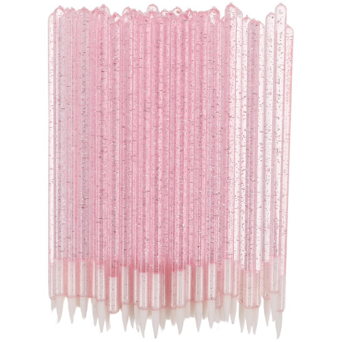 4Pièces Applicateurs Jetables Nylon Rose Pour Précis 2