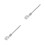 2Pcs Stainless Steel Adjustable Bike Flagpole Stand Silver Telescoping 9