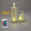 Rose Shadow LED Crystal Candle Set 2 pcs 2