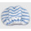 Microfiber Steam Mop Cloth Pad Washable Blue White Stripe 7
