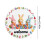 Round Easter Bunny Welcome Mat, Absorbent & Non-Slip, 40/60/80cm, Compatible with Easter Decor 3