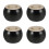 Wood Sofa Legs Classic Style 4 pcs 8x8 cm Black 3