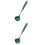 2Pcs Non-Stick Silicone Soup Spoons Long Handle Kitchen Ladles 5