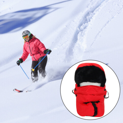 Trapper Hat Winter Ski Hat with Ear Flaps and Windproof Mask 2