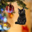 Black Cat Christmas Ornament Acrylic 2D Hanging 8