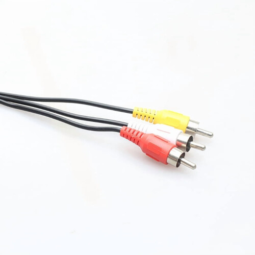Prodlužovací kabel kompozitního audiovideo kabelu, adaptér 3RCA samec-samice 2