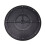 Round Bonsai 360 Rotating Turntable Practical 8" 20cm Black Plastic Turntable 7