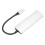 Portable USB Hub Adapter With USB3.0Technology Multifunction Hub Adapter Reader Compact Design High Speed File Sharing Supports Memory Cards And 4