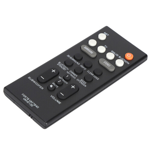 Remote Control for Yamaha FSR78 Soundbar - 10m Range, ABS