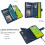 Θήκη πορτοφολιού iPhone15 – Τσάντα τηλεφώνου crossbody με θήκη καρτών, μαλακό κάλυμμα με 6