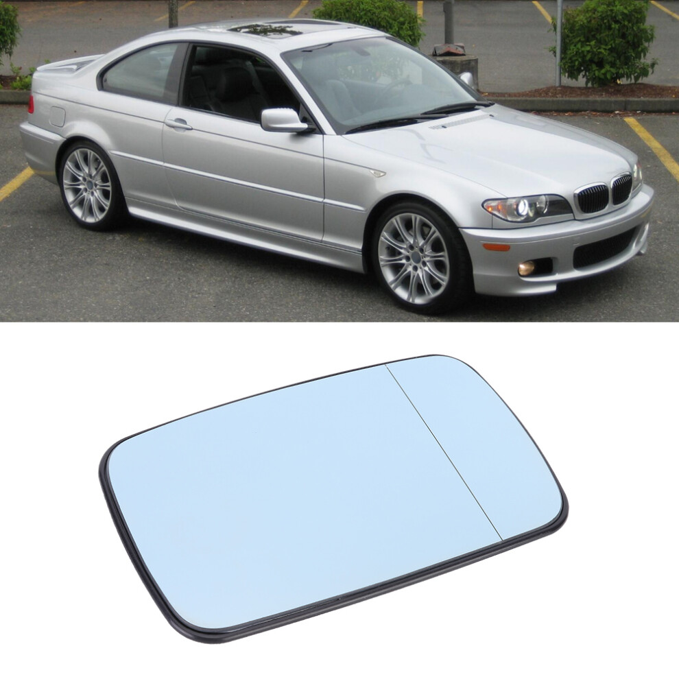 Right Hand Heated Wing Mirror Glass For E46 3 Series 1998Â2005 Blue 9331392413125