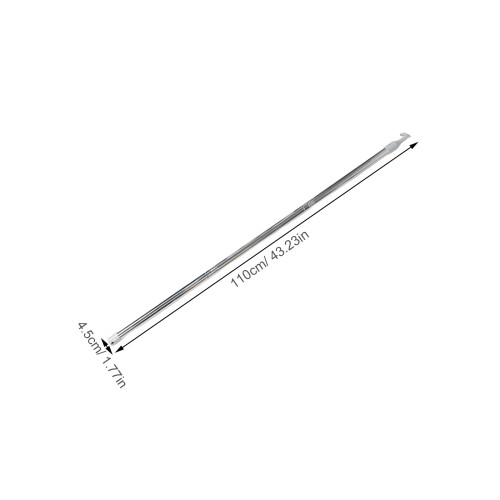 Adjustable Stainless Steel Window Blind Pull Rod Grey for Kitchen 1