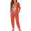 Women's Capybara Snowflake Pajama Set 2 Piece 3