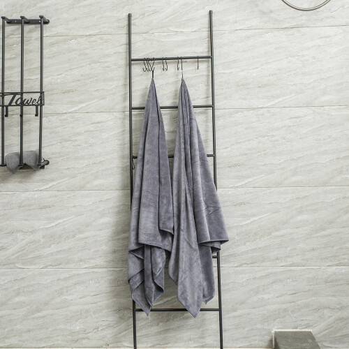 Πετσέτες θαλάσσης JML Microfiber (6 τεμάχια, 27"x55") – Cabana Stripe, Γρήγορο στέγνωμα, Συμβατές 2