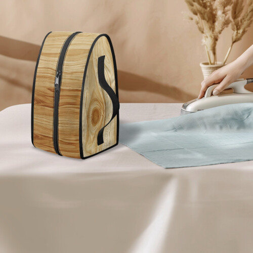 Light Woodgrain Garment Steamer Case for Full-Size Irons 2
