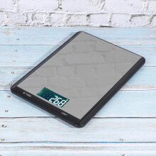 10kg Digital Kitchen Scale Black, 210x155x15mm, 1g Accuracy