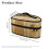 Light Woodgrain Garment Steamer Case for Full-Size Irons 6