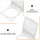 2Pièces Couvercle Protecteur Bouton Pièce Transparent 6