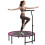 Homcom HOMCOM Trampoline Outdoor Bouncer Jumper Adjustable Handle, Pink 2