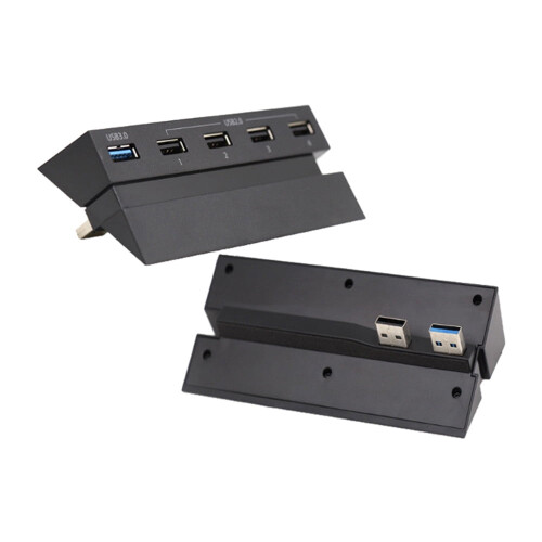 Διανομέας USB 5 θυρών για PS4/PS5, διανομέας φόρτισης USB 3.0 με 4 θύρες USB 2.0, σταθμός 1
