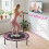 Homcom HOMCOM Trampoline Outdoor Bouncer Jumper Adjustable Handle, Pink 6