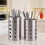 Stainless Steel Cutlery Storage Organizer Flatware Holder Chef Kitchen Tools 17x10CM 7