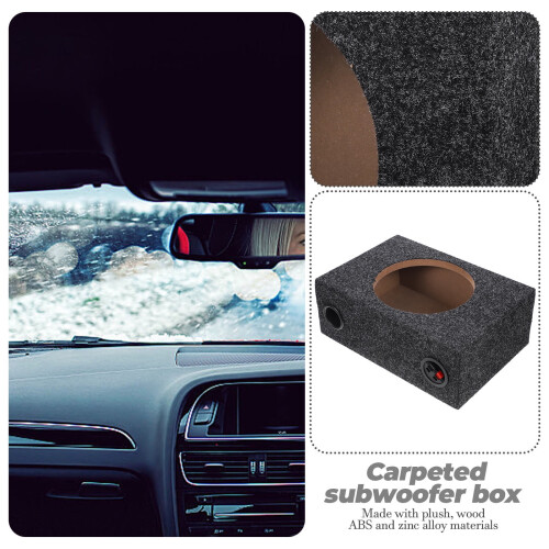 Topbathy Μονόκαμπινο Subwoofer Box Ξύλινο Αναβάθμιση Ηχοσυστήματος Αυτοκινήτου Βελτίωση 2
