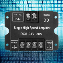 Amplificateur LED professionnel, compatible avec la gradation PWM et une tension de sortie stable pour contrĂ´leur monochrome haute puissance 30 A