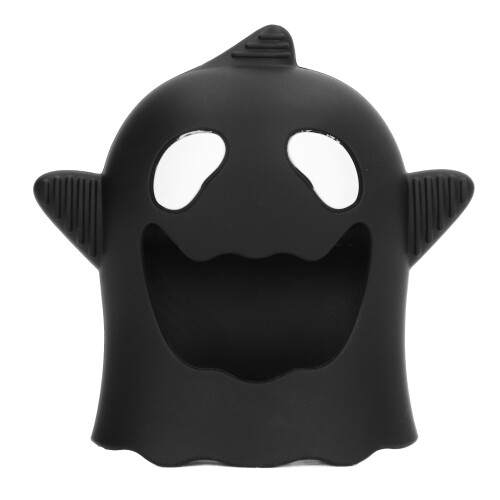 Baby Ghost Mitten Teether Infant Silicone Chew Toy Black 1