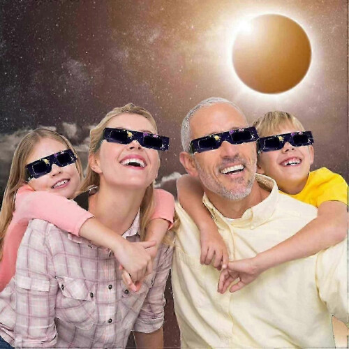 6 Pack Solar Eclipse Glasses - CE & ISO Certified Safe for Solar Viewing, UV & IR Protection, 2024 Total Eclipse Essential 2