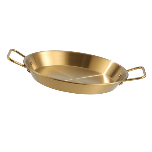 Paella Pan Lobster Plate Stainless Steel 2-Handle 1