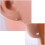 100 Pairs Plastic Earrings,Clear Earrings Clear Post Earring Posts and Backs Silicone Stud 3