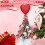 Glitter Red Heart Mini Tree Topper 5 inch 7
