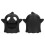 Baby Ghost Mitten Teether Infant Silicone Chew Toy Black 12
