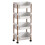 Caddy with Rollers Storage Rack Layer Storage Cart Mobile Storage Rack for Office, Living Room, Kitchen 5