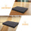 Black PE Foam Sheet Packaging Material Flexible 5 pcs 3