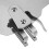 Motorcycle Windshield Extension Universal Adjustable Wind Deflector Guard for Motobikes Grey 6