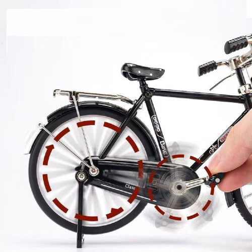 51 Piece DIY Bicycle Model Kit, Alloy Frame, Wheels, Accessories 2