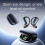 Fones de ouvido com tradutor de IA, Bluetooth 3 em 1, design aberto. 5