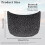 Leopard Car Hood Cover Black Gray Soft Universal 6