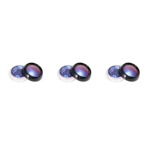 3Pcs Texture Eyeshadow Makeup Powder Shine