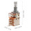 Audio Mixer Potentiometer B500k Push-Pull 3 pcs Silver 2